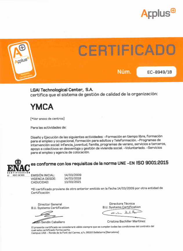 certificado ISO 9001